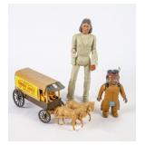 Lot of Vintage Marx Indian Action Figures & More