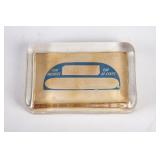 1916 Coca-Cola Pepsin Gum Glass Paperweight