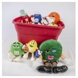 Huge Lot of Plush M&M Collectible Figures