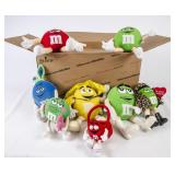 Huge Lot of Plush M&M Collectible Figures