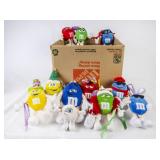 Huge Lot of Plush M&M Collectible Figures