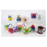 11 Ceramic M&M Mugs