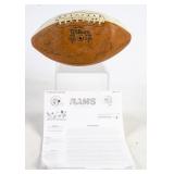 1970 - 71 LA Rams Team Signed Wilson Football.