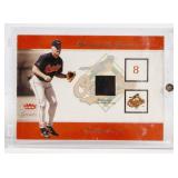 2001 Fleer Cal Ripken Jr. Game Worn Jersey Cut