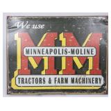 Minneapolis-Moline Reproduction Metal Sign