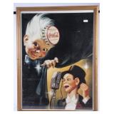 Coke Sprite Boy & Charlie McCarthy Framed Print