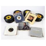 Large Lot of 45 Vinyl Records: Rock, Pop & Soul