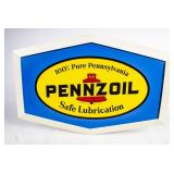1972 Pennzoil Gas Oil Plastic Sign in Original Box
