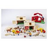 Vintage Fisher Price Barns & More Lot