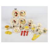 Vintage Sesame Street/Disney Play Plates/Cups