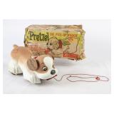 Transogram "Pretzel, The Pick-Up Pooch" Pull Toy