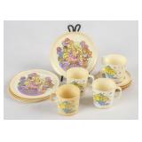 Vintage Barbie Play Plates/Cups