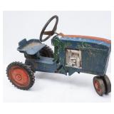 Vintage ERTL D-65 Pedal Tractor - Repainted