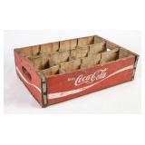 Coca-Cola 12-Cell Wooden Crate for 32 oz Bottles