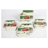 Lot of NOS Mt. Dew Cardboard 6-Pack Carriers