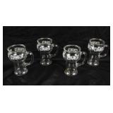 4 Unique Pepsi Handled Glasses