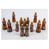 Brown Glass Mrs Butterworth Bottles