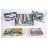 5 Ships & Aircraft Model Kits