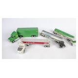4 Plastic Gasoline Truck Models
