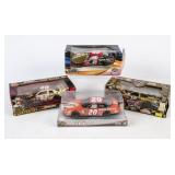 4 NASCAR Die Cast in Original Boxes