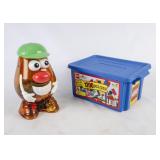 Mr. Potato Head Container & Playset And Legos