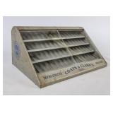 Vintage Coats & Clark Thread/Floss Display Cabinet