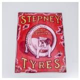 Metal Stepney Tyres Reproduction Sign