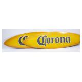 Pair of Corona Surfboard Signs