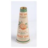 Valenju Orange Drink Wax Cone Quart Carton