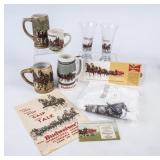 Lot of Budweiser Collectible Memorabilia