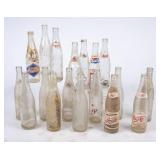 Pepsi Plastic Crate w/Various Pepsi Bottles