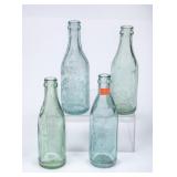 4 KY and TN Straight Side Embossed Bottles