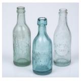 3 WY, OH & More Embossed Straight Side Bottles
