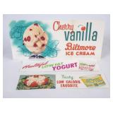 Biltmore Dairy Paper Signs