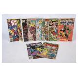 12 Vintage Marvel Comic Books