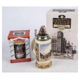 2 Anheuser-Busch Budweiser Steins