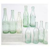 9 Vintage Pepsi-Cola Bottles