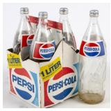 Pepsi 4 Pack 1 Liter Glass Bottles