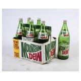 6 Pack Mountain Dew 1 Liter Glass Bottles