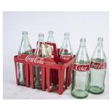 6 Pack 1 Quart Coca-Cola / Coke Bottles