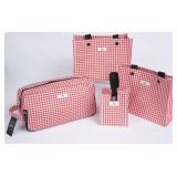 Cute Set of 3 Scout Red Gingham Bags