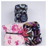3 Vera Bradley Plush & Cudley Throw Blankets
