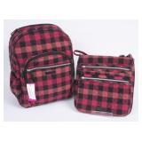 Vera Bradley Campus Backpack & Hipster Bag