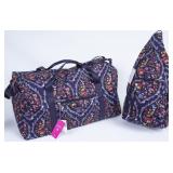 Vera Bradley Large Duffel & Sling Backpack