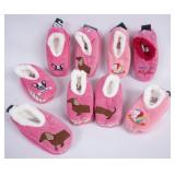 9 Pairs of Adorable L (9/10) Snoozies! Slippers