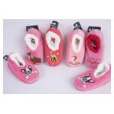 6 Pairs of Adorable M (7/8) Snoozies! Slippers