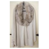 Coco + Carmen Quebec Faux Fur Ruana