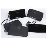 6 Scout Black Wristlet Wallets