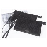 3 Vera Bradley Black Velvet Slim Wristlets