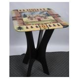 Great Hand-Painted Country High Bar Table